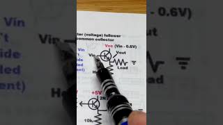 3rd NPN BJT Emitter Follower LED Load Trimpot 5V diy transistor howto [upl. by Aihtibat2]