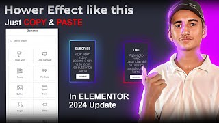 Elementor Magic Card Hover Effect  WordPress Elementor Pro Tutorial  Elementor Tricks in 2024 [upl. by Susana]