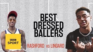 Marcus Rashford vs Jesse Lingard who has more swag  Best Dressed Ballers  BBC Sport [upl. by Martynne]