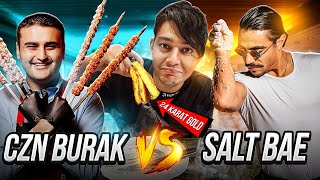 CZN Burak vs Salt Bae  Whose food is better [upl. by Birchard]