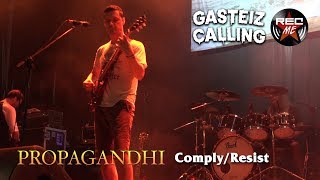 Propagandhi quotComplyResistquot  Gasteiz Calling 10112018 [upl. by Anirat]