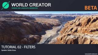 World Creator 2 BETA  Tutorial 02 Filters [upl. by Notsgnik]