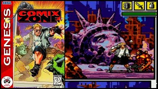 COMIX ZONE  MEGA DRIVE [upl. by Ethelda]