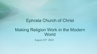 Ephrata Washington Church of Christ Worship Service [upl. by Charyl]