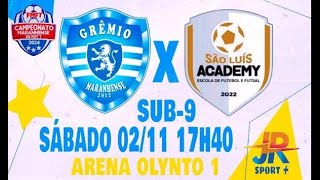 GRÊMIO X SÃO LUIS ACADEMY  SUB 9  MARANHENSE  FUT 7 2024 [upl. by Freudberg]