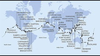 Giro del mondo con MSC Crociere  MSC World Cruise 2021 [upl. by Ybroc340]