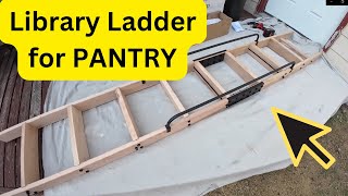 Pantry Rolling Library Ladder [upl. by Odelinda163]