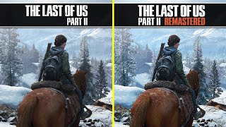 The Last of Us Part 2  Original vs Remastered  InDepth Graphics Direct Comparison  PS5 [upl. by Eeuqram]