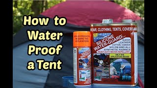 How to Water Proof a Tent  Atsko Water Guard [upl. by Labina]