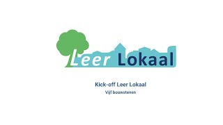 OVSG  Leer Lokaal  De negen leergebieden [upl. by Sharl]