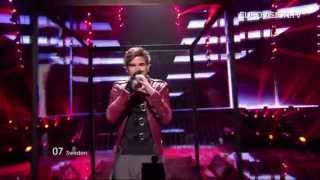 Eric Saade  Popular Sweden  Live  2011 Eurovision Song Contest Final [upl. by Lunn]