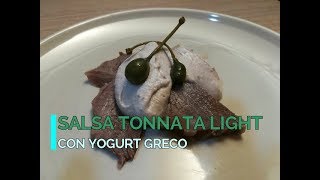 Salsa tonnata LIGHT  ricetta FACILE e VELOCE [upl. by Quiteri]