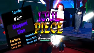 IJUL PIECE 2 GET AKAGAMI CLAN KILL SHANKS amp SHOWCASE Roblox [upl. by Clerk]