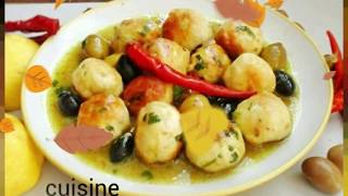 Tajine au boulettes de poulet 😋😋 طاجين بالدجاج [upl. by Eilsel]