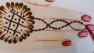 latest back hand mehndi designs 2024best simple mehndi designs 2024 [upl. by Peugia]