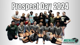 Nichols College Cheer Prospect Day 2024 [upl. by Ramah]