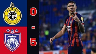 JDT VS PERAK FC  LIGA SUPER MALAYSIA 2024  HASIL JDT VS PERAK FC [upl. by Ahsiuqel]