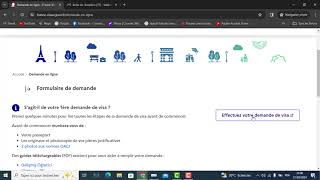 FORMULAIRE Visa Schengen FRANCE طريقة تعبئة إستمارة فيزا فرنسا أونلاين [upl. by Culver419]