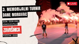 22062024 2000  3 MEMORIJALNI FUTSAL TURNIR DANE MORAVAC  POLUFINALE [upl. by Dedra]