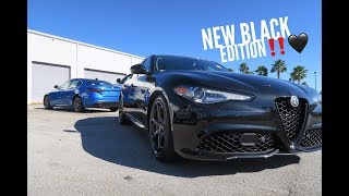 The 2019 Nero Edizione Alfa Romeo Giulia Sport Is It Worth It [upl. by Loleta]