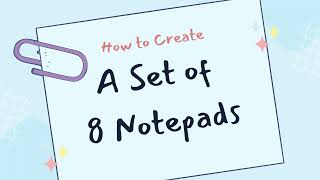 Print Shop Notepad Tutorial with Canva for Education [upl. by Arries384]