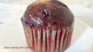 How to make very easy chocolate cupcakes in 30MINU [upl. by Nima]