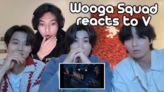 Wooga Squad reacts to V FRIENDS  Reaction [upl. by Soule284]