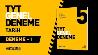 HIZ YAYINLARI 5Lİ TYT Genel Deneme Tarih Çözümleri  1 Deneme [upl. by Htesil]