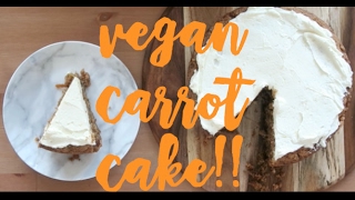 How to Vegan Carrot Cake [upl. by Danna]