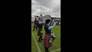 Northern Ireland  Antrim  Ulster Pipe Band and Drum in Antrim  2023 [upl. by Monica784]