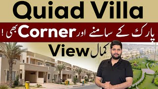 Corner Quaid Villa  200 Yards Park Facing Villa  Precinct 2 Bahria Town Karachi  Quaid Villas BTk [upl. by Akinaj]