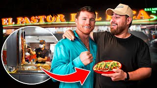 Conocí los TACOS de la familia del CANELO ÁLVAREZ 😱🌮 [upl. by Ahtnicaj]