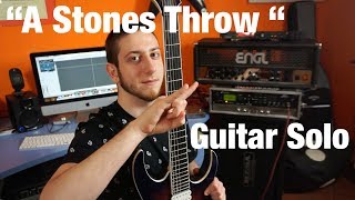 Nicola Pozzi  quotA Stones Throwquot Guitar Solo [upl. by Eluj419]