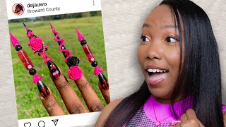 I Recreated 500 Nails for CHEAP Nail Salon vs At Home [upl. by Georgy]