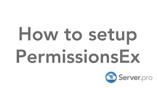 How to setup PermissionsEx  Minecraft Java [upl. by Nancee993]