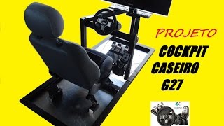 COMO FAZER  COCKPIT CASEIRO PARA LOGITECH G27 [upl. by Yuh]