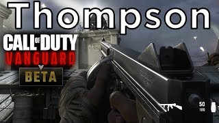 M1A1 Thompson M1928 Gameplay  Call of Duty Vanguard Beta PS5 [upl. by Peace]