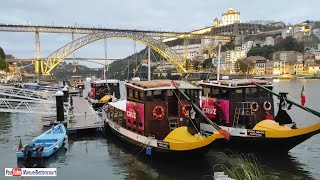 PORTO Portugal Estação de S Bento Aliados O Bolhão Rua Santa Catarina e Cais da Ribeira [upl. by Sivrep]