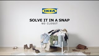 No Closet Solve It In a Snap by IKEA [upl. by Sheff]