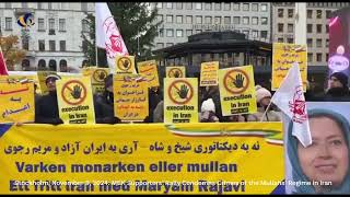 Stockholm November 9 2024 MEK Supporters’ Rally Condemns Crimes of the Mullahs’ Regime in Iran [upl. by Venice715]