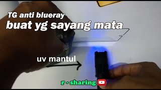 Test anti blue light tempered glass anti radiasi tempered glass redmi note 10 pro [upl. by Godfrey874]