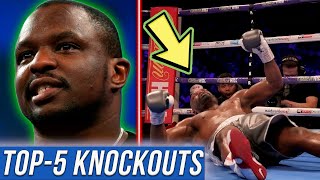 Dillian Whyte Top 5 Knockouts Dillian Whyte Knockouts Dillian Whyte Highlights Knockouts HD boxing [upl. by Ellehcyt]