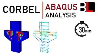 Reinforced Concrete CORBEL in ABAQUS 30 min Step by Step Tutorial [upl. by Oremar]