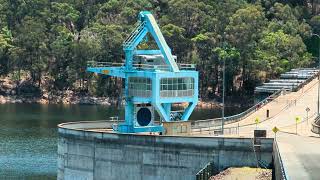 Closer look at the Warragamba dam and the gate opener New South Wales Australia A U [upl. by Sprage]