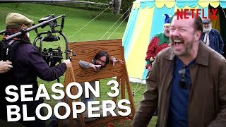 After Life Season 3 Outtakes amp Bloopers  Netflix [upl. by Airdnala]