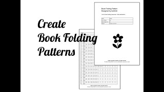 How to Create Your Own Book Folding Pattern [upl. by Ahsaya674]