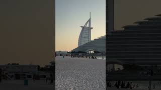 Jumeirah Beach Evening View visitdubai travel ilovedubaidosti shorts [upl. by Dalenna]