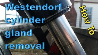 Westendorf Cylinder Gland Removal  How To [upl. by Ellenod]