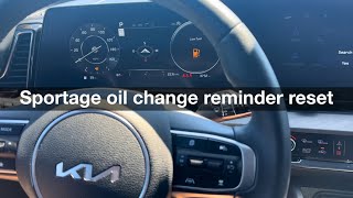 2023 Kia Sportage Oil Change reminder reset [upl. by Toulon121]