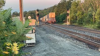 I010 Bedford Park to Newark Sneaks Ahead Thru the Hannacroix Golden Hour [upl. by Christel781]